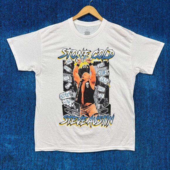 WWE Legends Stone Cold Steve Austin T-Shirt Size Large - Picture 1 of 4